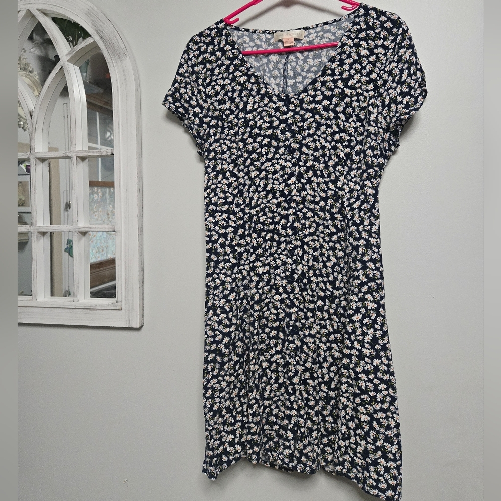 Band Of Gypsies Floral Print Button Down Dress